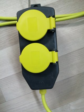 Cable alargador 15m con 4 enchufes