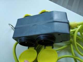 Cable alargador 15m con 4 enchufes