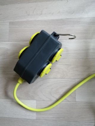 Cable alargador 15m con 4 enchufes