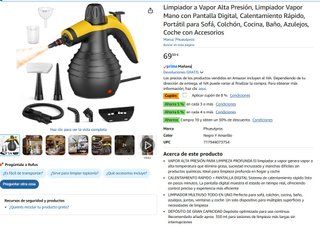 Limpiador Vapor Alta Presión Phueutpros