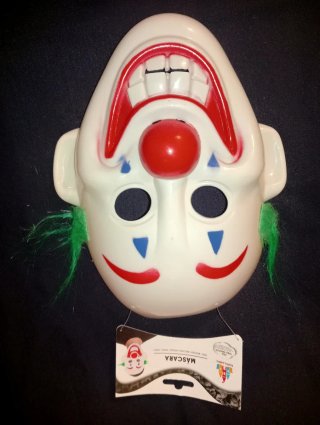 Máscara de payaso para fiestas