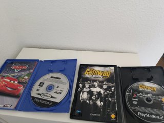 Lote 4 Juegos PS2:PES 2008, Shrek 2, Cars, Getaway