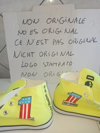 Scarpe Harley Davidson Gialle N.43