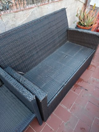 Muebles de terraza ratán sintético