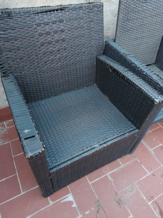 Muebles de terraza ratán sintético
