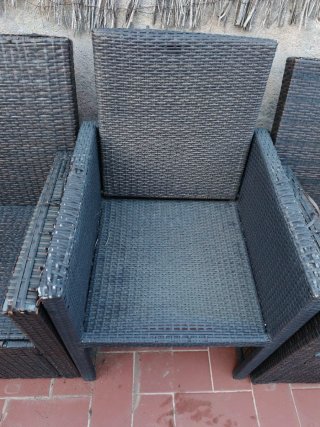 Muebles de terraza ratán sintético