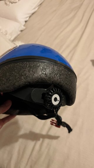 Casco de bici infantil azul