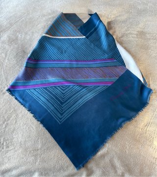 Foulard Christian Dior seta twill vintage