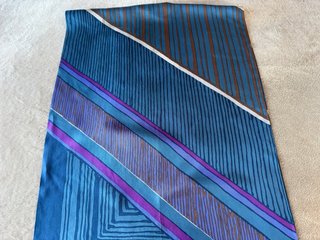 Foulard Christian Dior seta twill vintage