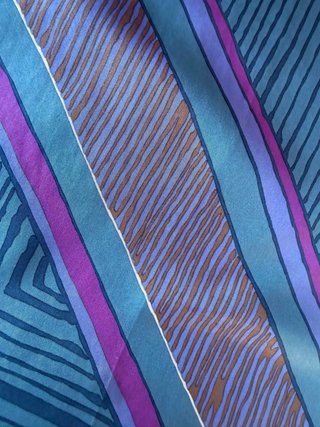 Foulard Christian Dior seta twill vintage