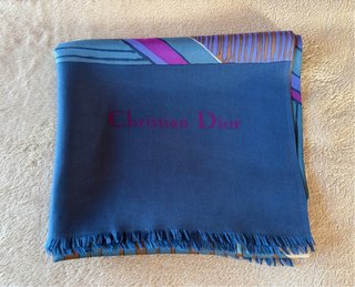 Foulard Christian Dior seta twill vintage
