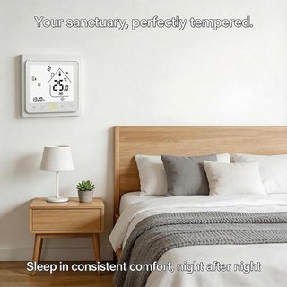 Termostato WiFi programable Alexa Google LCD