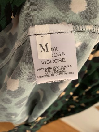 Vestido Nuevo See the Moon animal print T-M