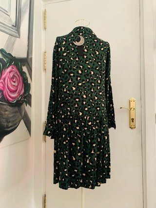 Vestido Nuevo See the Moon animal print T-M