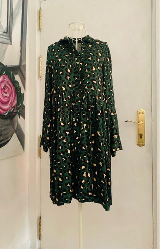 Vestido Nuevo See the Moon animal print T-M