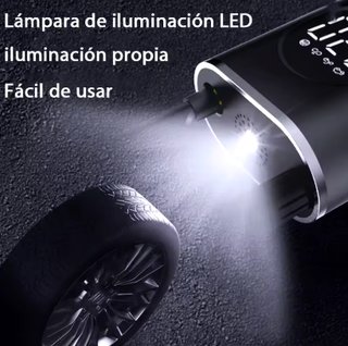 Compresor inalámbrico portátil coche 2 boquillas