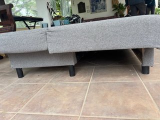 Sofá Cama IKEA ÄLVDALEN 3 Plazas Beige/Gris