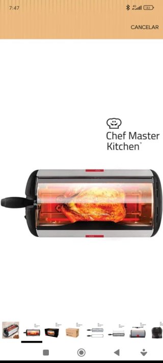 Horno Smart Rotisserie Chef Master, a estrenar.