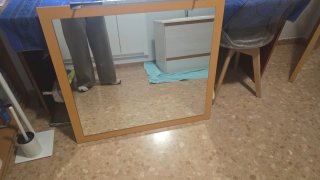 Lavabo con armario y espejo y luz