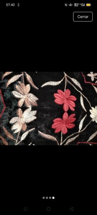 Conjunto Top y Short Bordado Negro Dorado