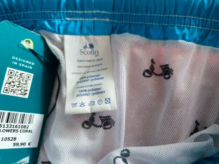 Bañador Scotta Talla S Floral Rosa