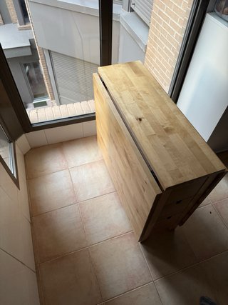 Mesa Abatible IKEA NORDEN Abedul