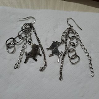 Pendientes Plata toros lois.marca.