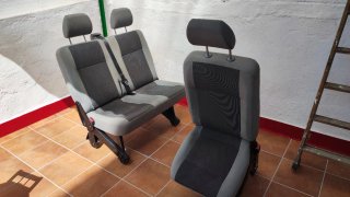 Asientos de furgoneta Transporter T5 (color gris)