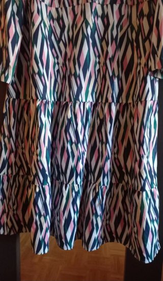 Vestido largo estampado verano