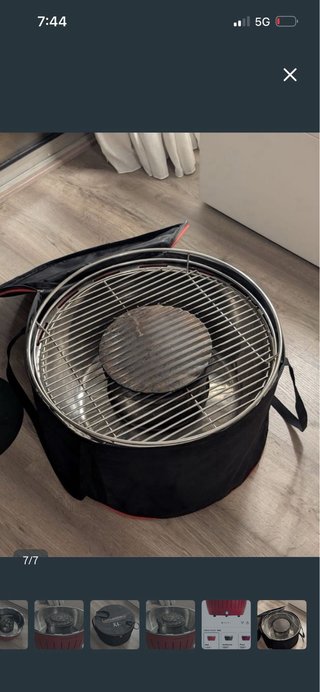 Barbacoa Lotus Grill XL Roja + 2 sacos de carbon