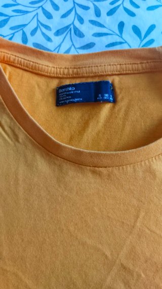 Camiseta Bershka BLEU Talla S
