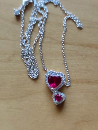 Collar Pandora Corazones Dobles