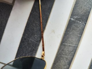 Gafas Ray-Ban Aviator Doradas Azules