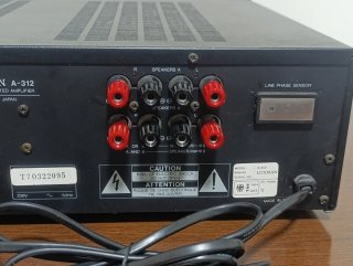 Amplificador hifi Luxman A-312