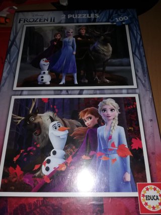 Puzzle Frozen 2 - 2 Puzzles 100 Piezas