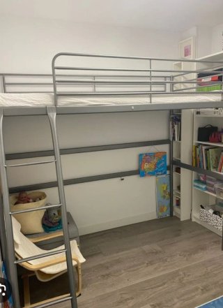 Litera Metálica Ikea Gris
