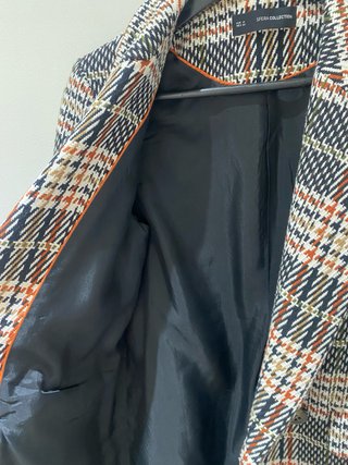 Abrigo Sfera Cuadros Talla M