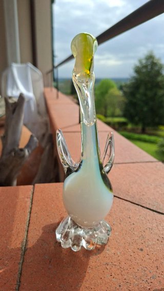Cigno in vetro di Murano