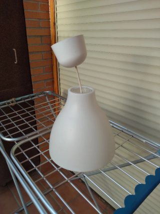 Lámpara colgante blanca