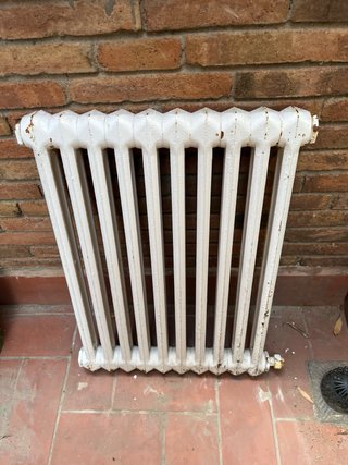 Radiador Hierro Fundido Vintage Blanco