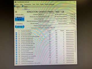 SSD Kingston 1TB - 91%