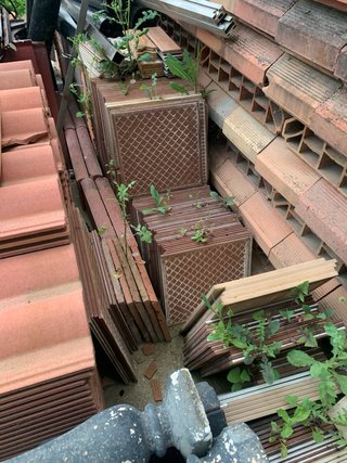 Lote de material de construcción