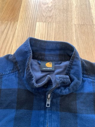 Chaqueta Carhartt cuadros azul y negro