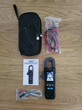Pinza amperimétrica y multímetro FNIRSI DMC-100