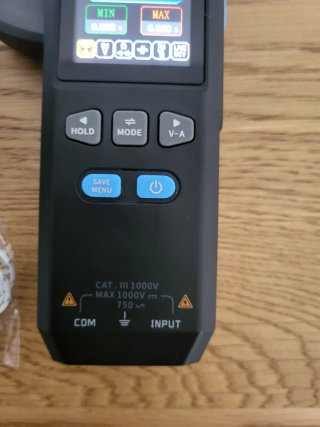 Pinza amperimétrica y multímetro FNIRSI DMC-100