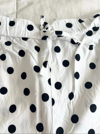Pantaloni Zara a palazzo pois cotone 13-14 anni