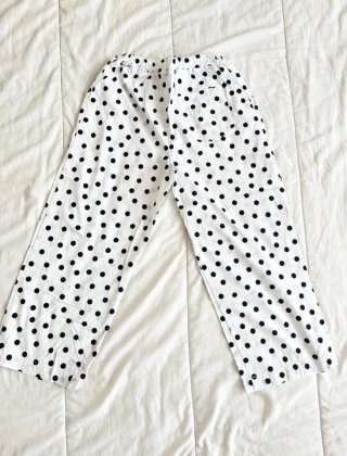 Pantaloni Zara a palazzo pois cotone 13-14 anni