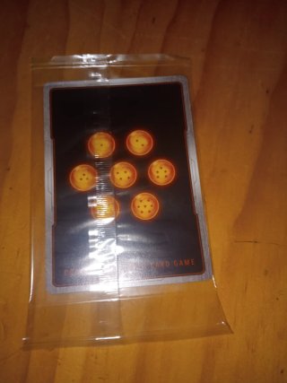 Dragon Ball carta promo Black Masked Saiyan