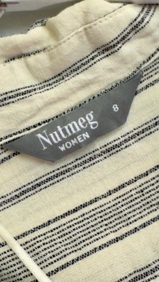 Camisa de rayas Nutmeg Talla S