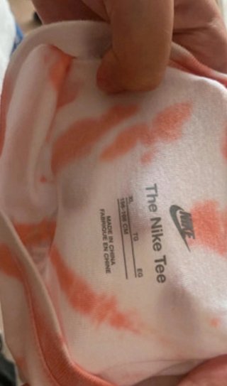 T-shirt Nike ragazza tie-dye 13 anni